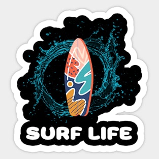 SURF LIFE Sticker